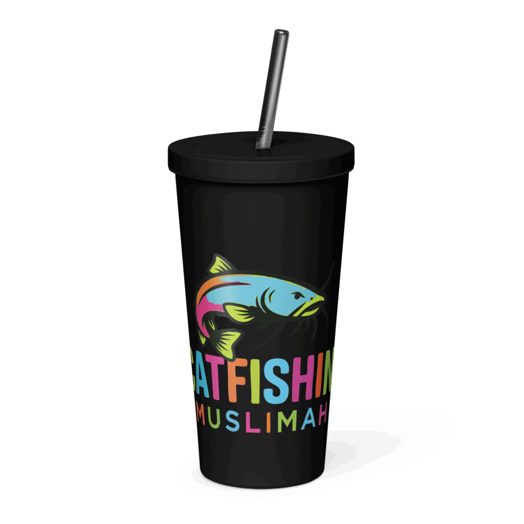 Catfishin' Muslimah Insulated Tumbler w/ Straw