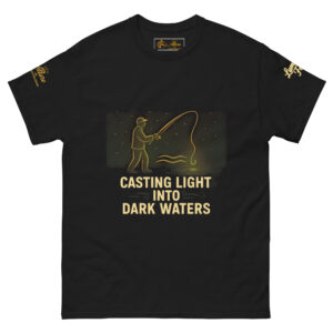 Casting Light Into Dark Waters Unisex Tee - Luminous Faith Edition