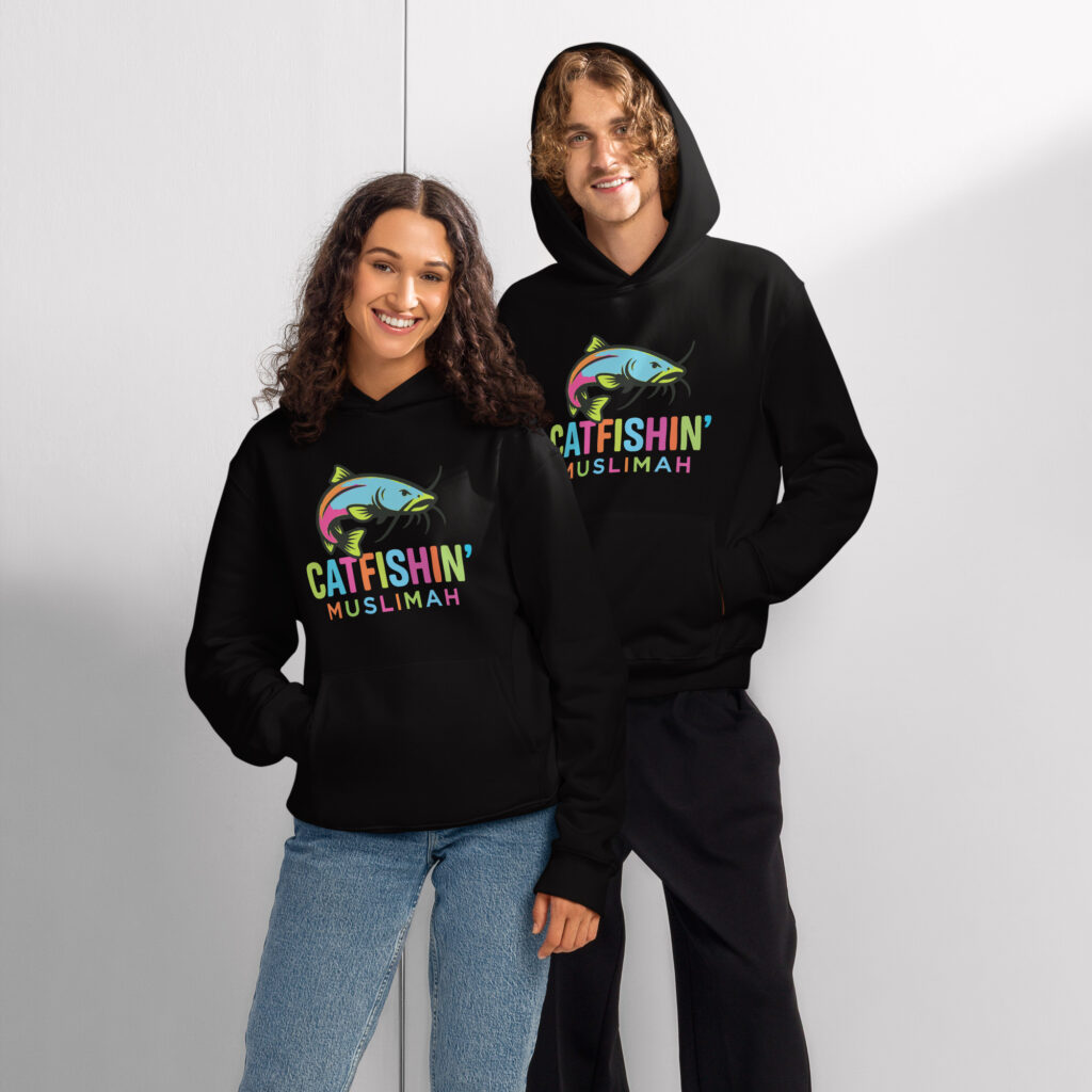 Catfishin' Muslimah™ Logo Oversized Heavyweight Hoodie