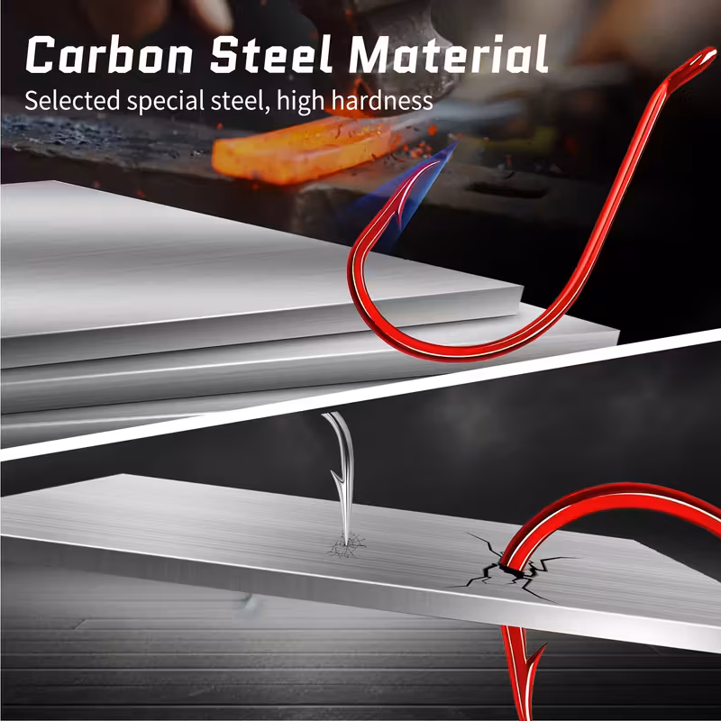 Kat Kombat™ Red Octopus Circle Hooks Sizes 2/0 - 5/0 - Image 3