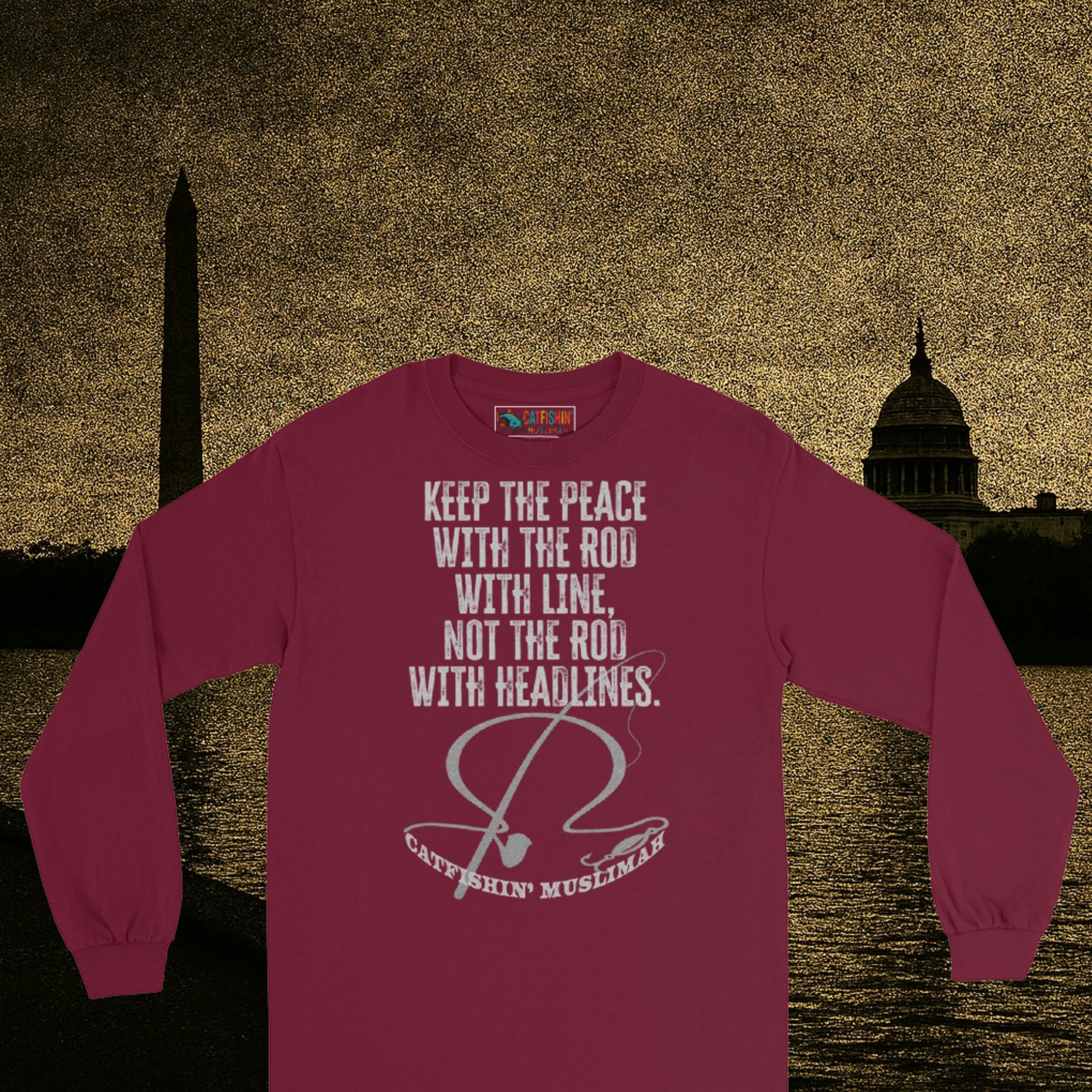 Keep The Peace Long Sleeve Shirt — Rods Over Violence™ Collection - Image 3