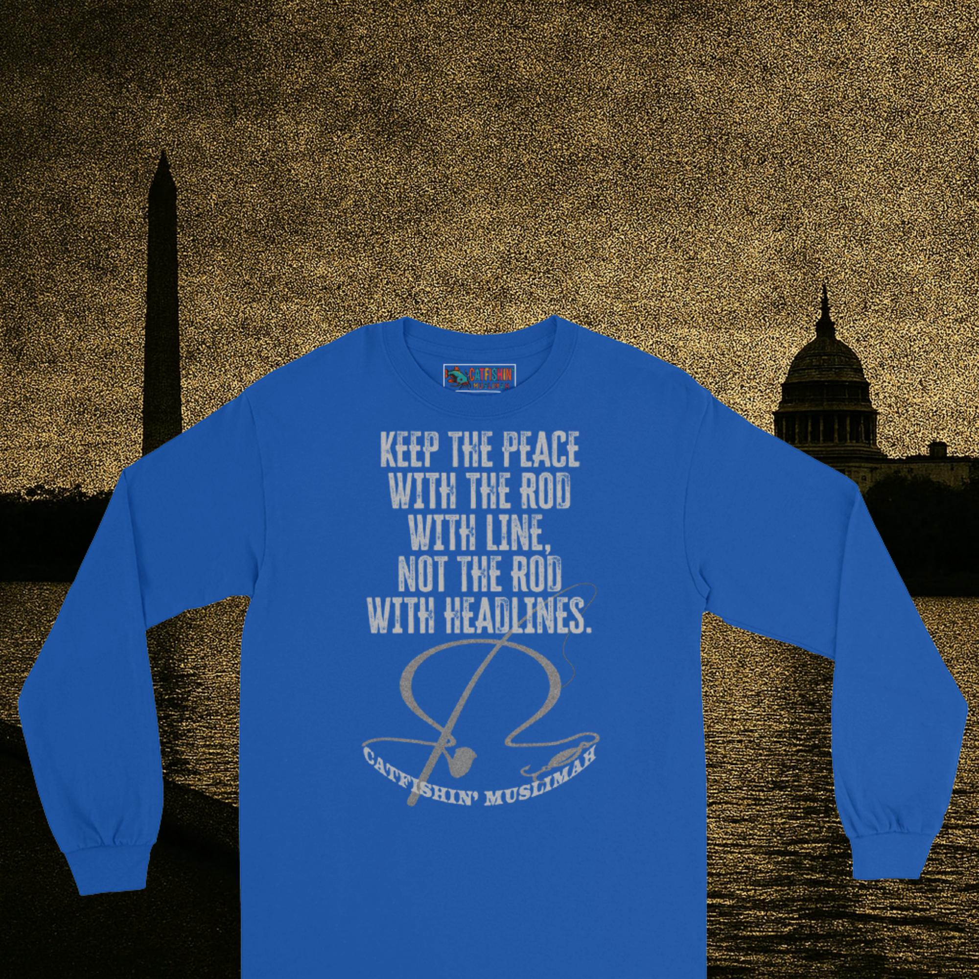 Keep The Peace Long Sleeve Shirt — Rods Over Violence™ Collection - Image 6