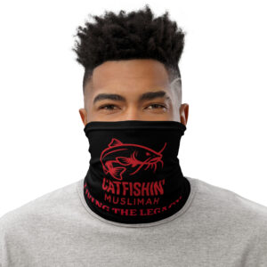 Red & Black Catfishin’ Muslimah™ Living the Legacy Neck Gaiter