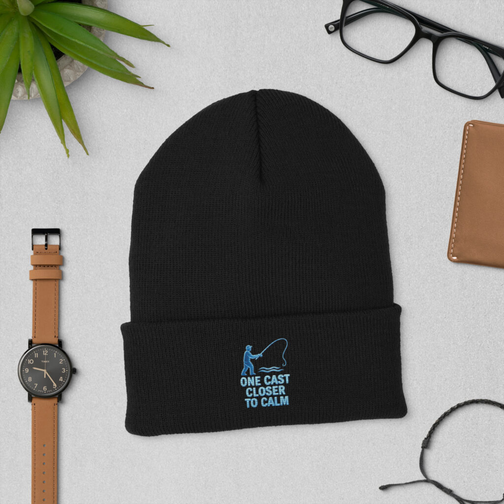 One Cast Closer to Calm™ Cuffed Beanie
