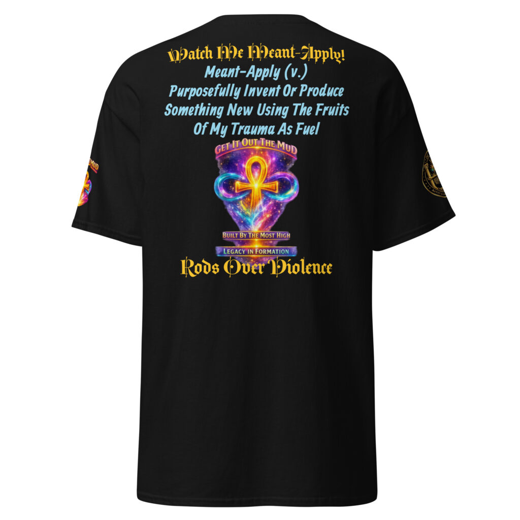 Unisex Cosmic Purple To Whom Much Is Given / Get It Out The Mud Tee — DC Adira Meant-Apply Edition